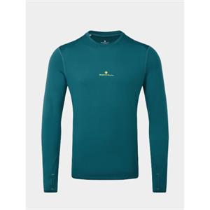 Ronhill Tech Long Sleeve Winter Crew Top M Deep Teal / Acid