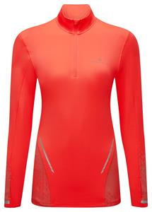 Ronhill Tech Reflect 1/2 Zip W Hot Coral/Reflect