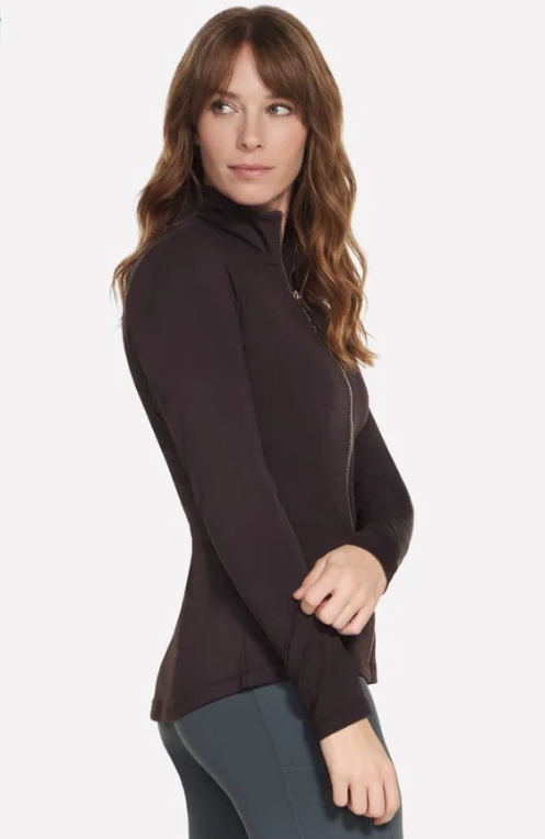 Skechers Women's GO Flex Harmony Full Zip Jacket Brown
