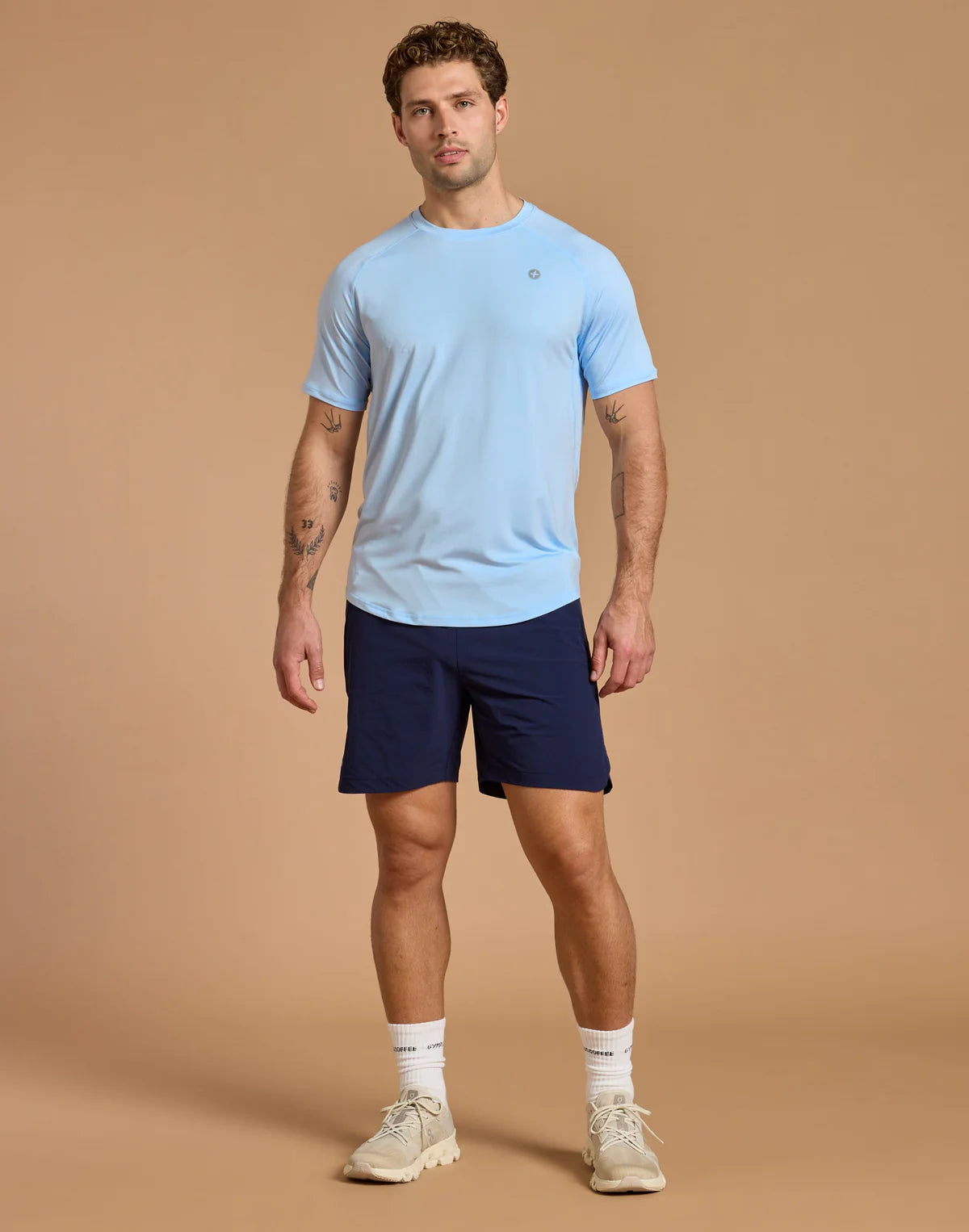 Gym + Coffee Relentless Tee M Glacial Blue
