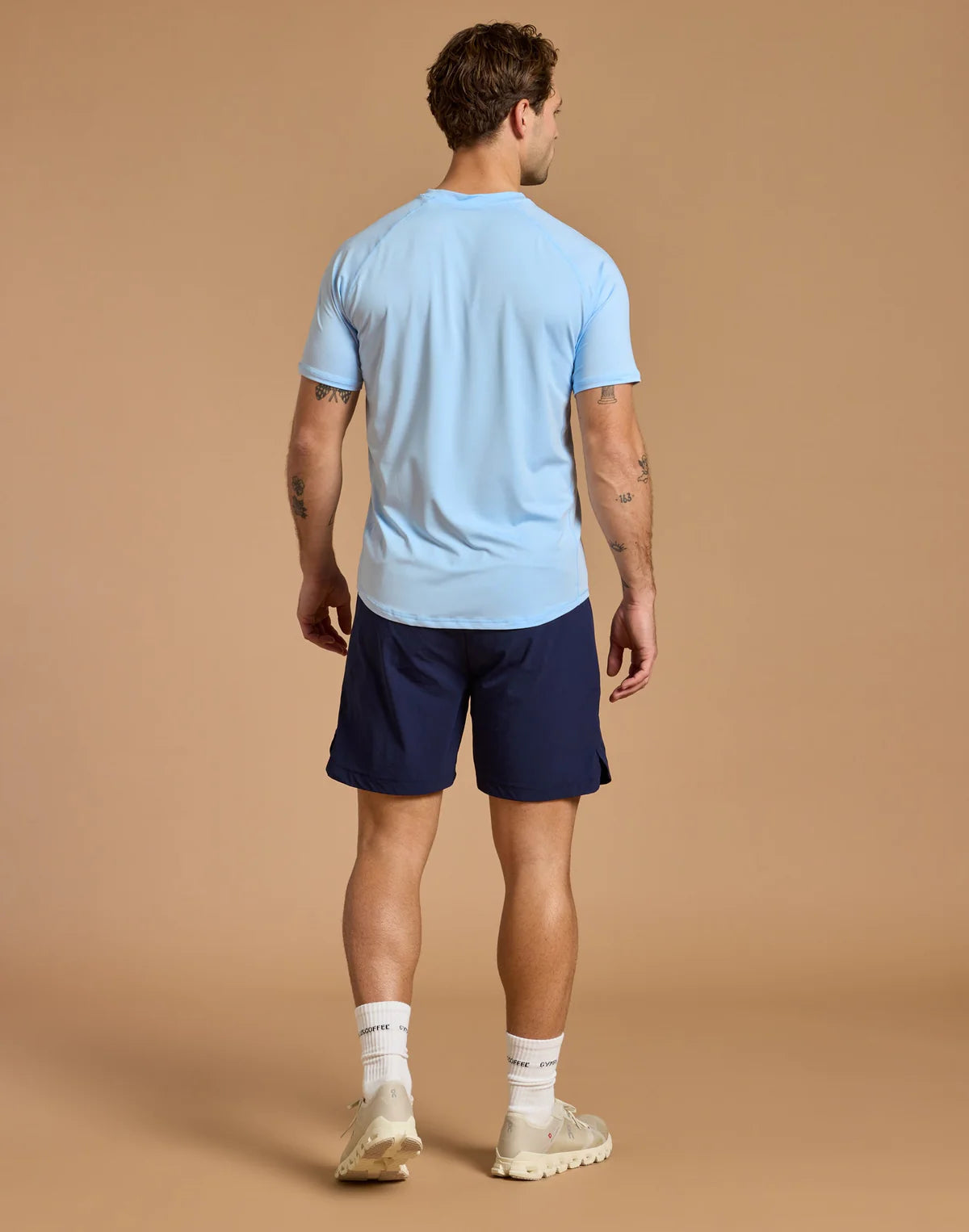 Gym + Coffee Relentless Tee M Glacial Blue