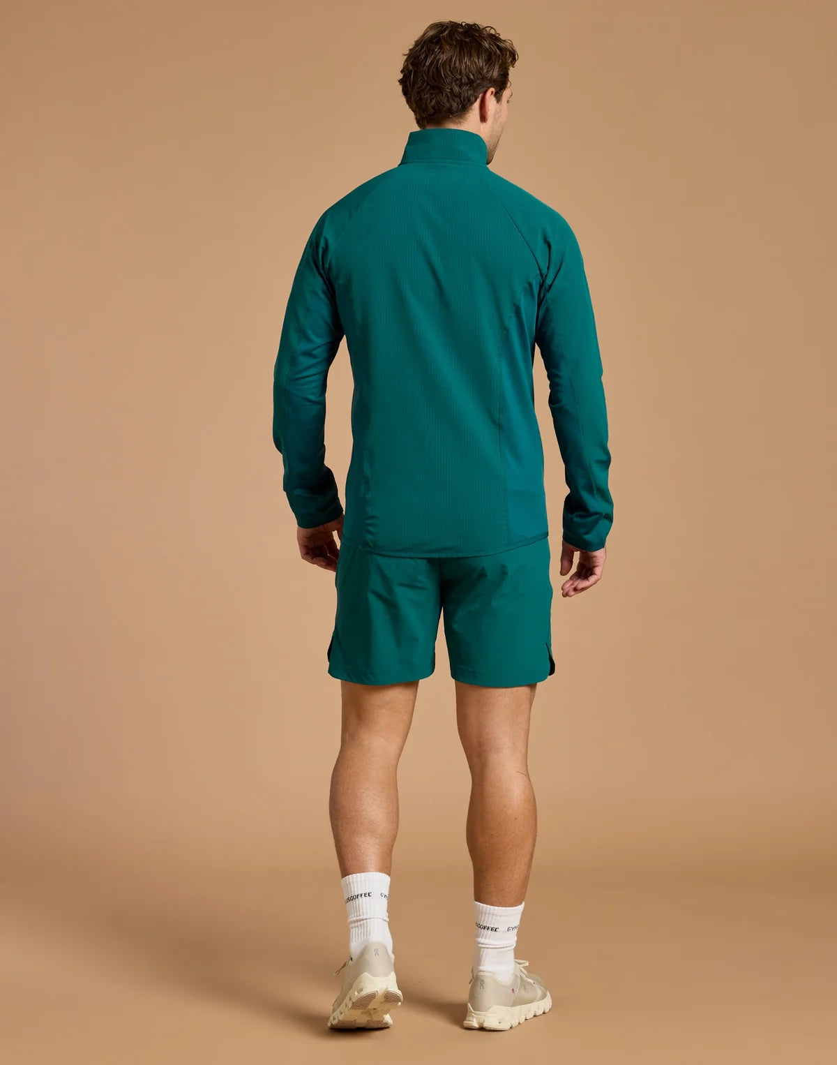 Gym+Coffee Relentless Train Midlayer M Goodnight Green