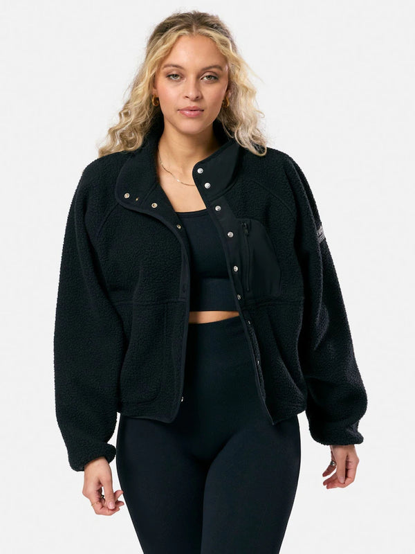 Gym+Coffee Horizon Layer Up Jacket W Black