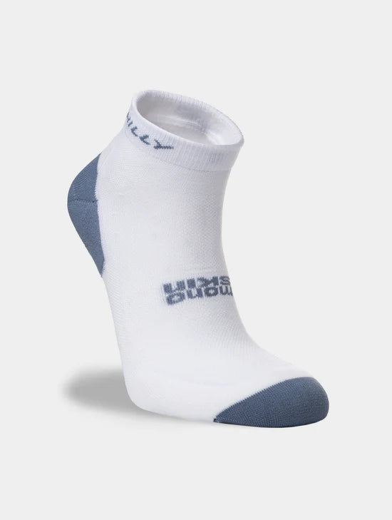 Hilly Active Qtr Twin Pack Wht/Blk/Blu
