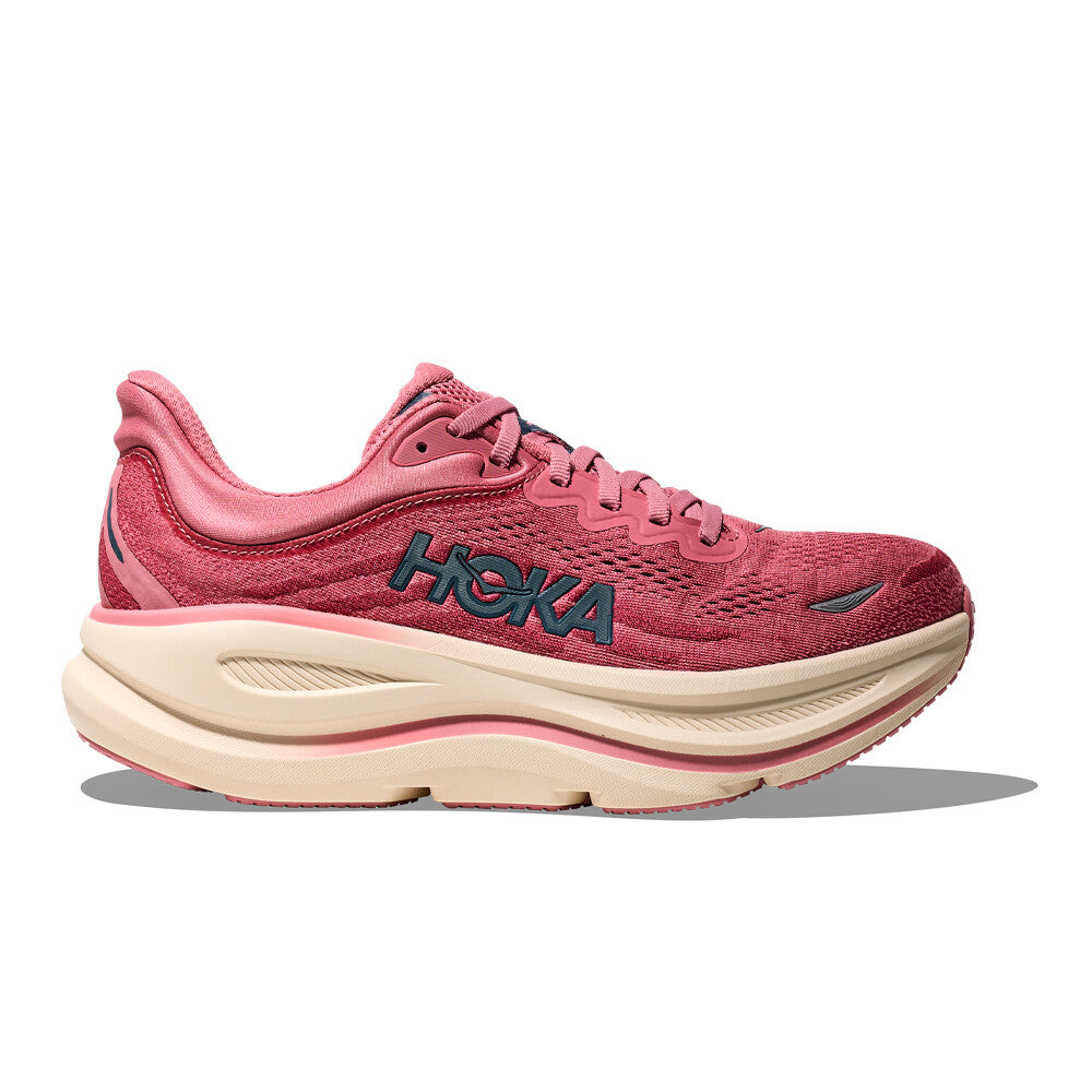 Hoka Bondi 9 Wide W Lingonberry