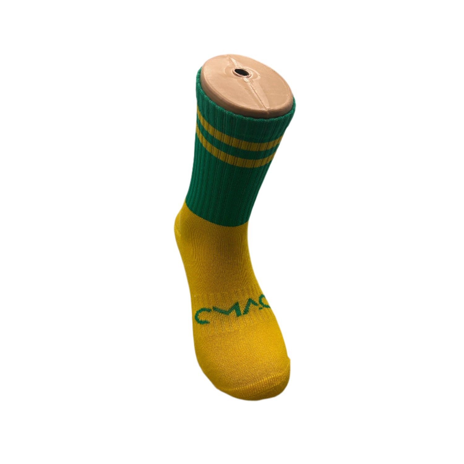 CMAC Midi Sock Green/Amber