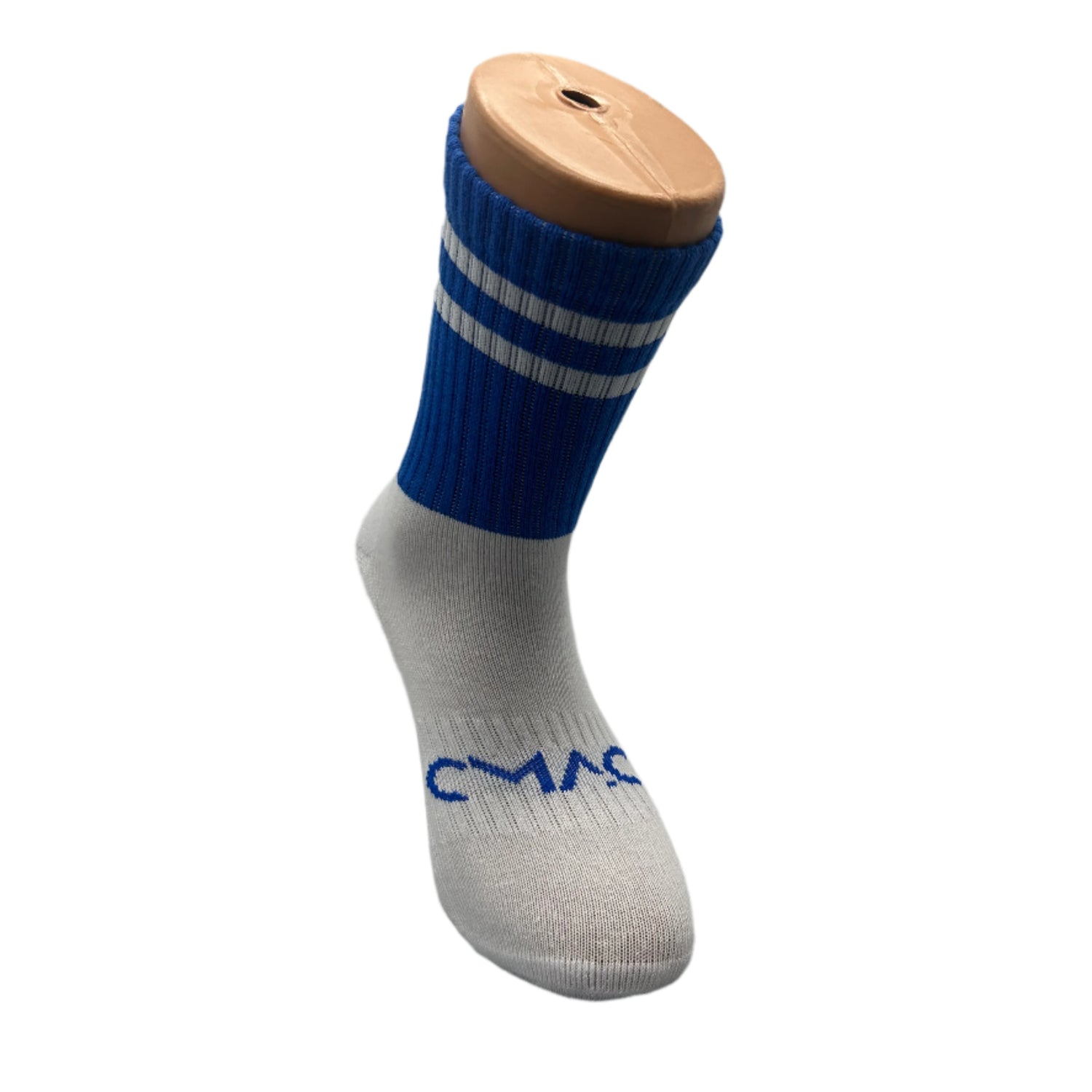 CMAC Midi Sock Royal/White