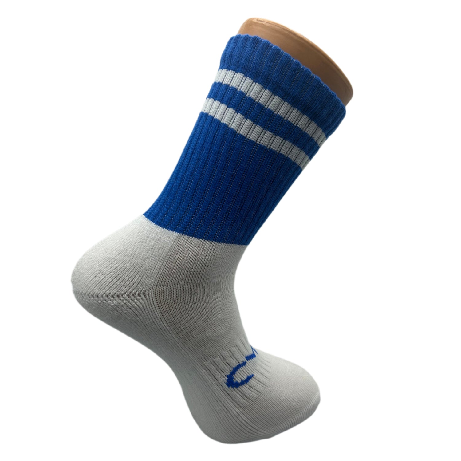 CMAC Midi Sock Royal/White