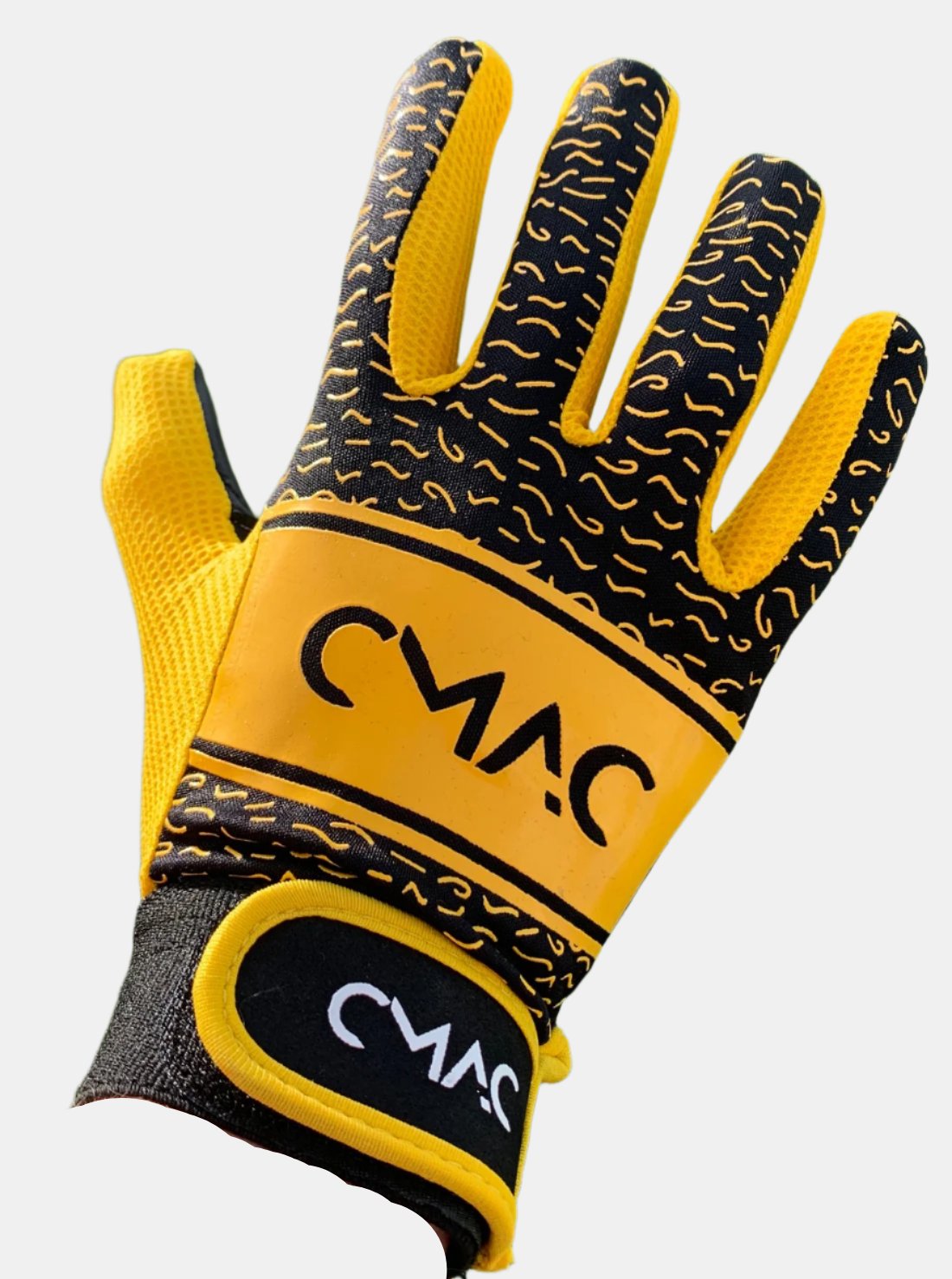 CMAC Gaelic Gloves Black/Amber