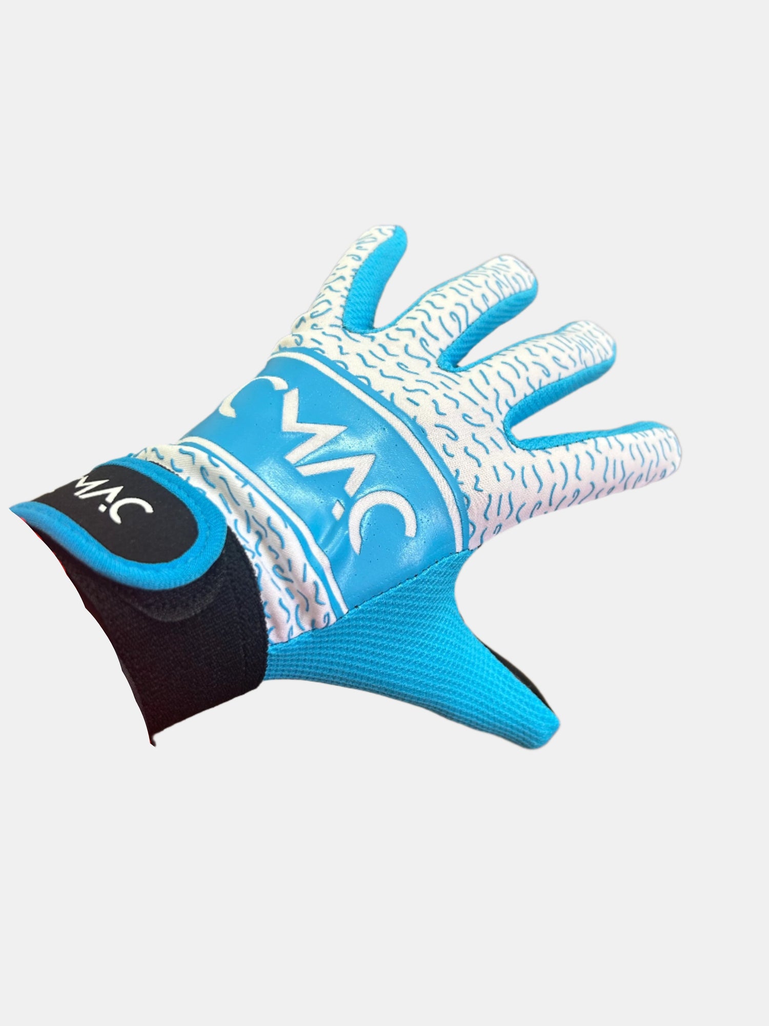 CMAC Gaelic Gloves White/Sky Blue