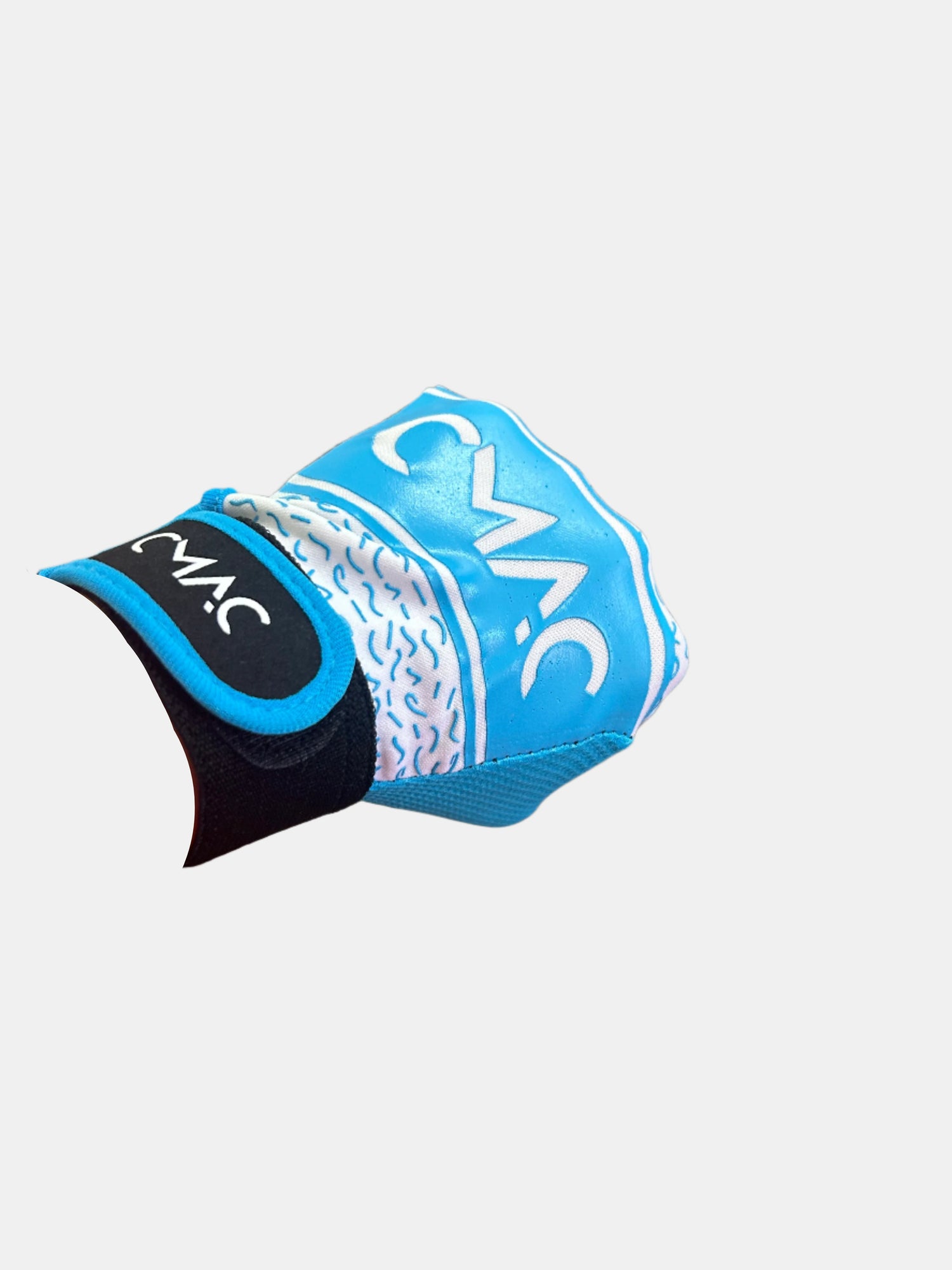 CMAC Gaelic Gloves White/Sky Blue