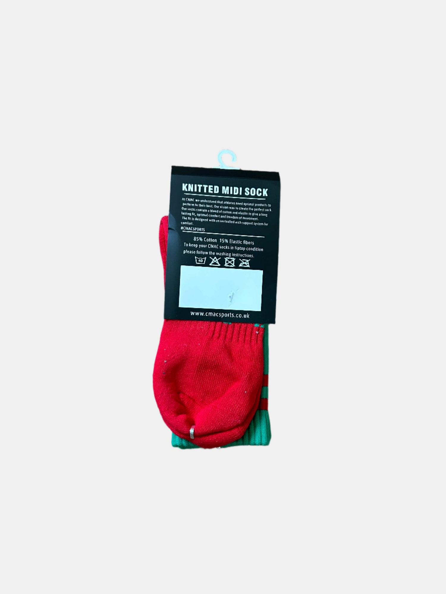 St. Catherine's CMAC Midi Sock Grn/Red