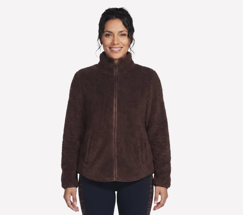 Skechers Skech-Sherpa Jacket Women's - Coffee