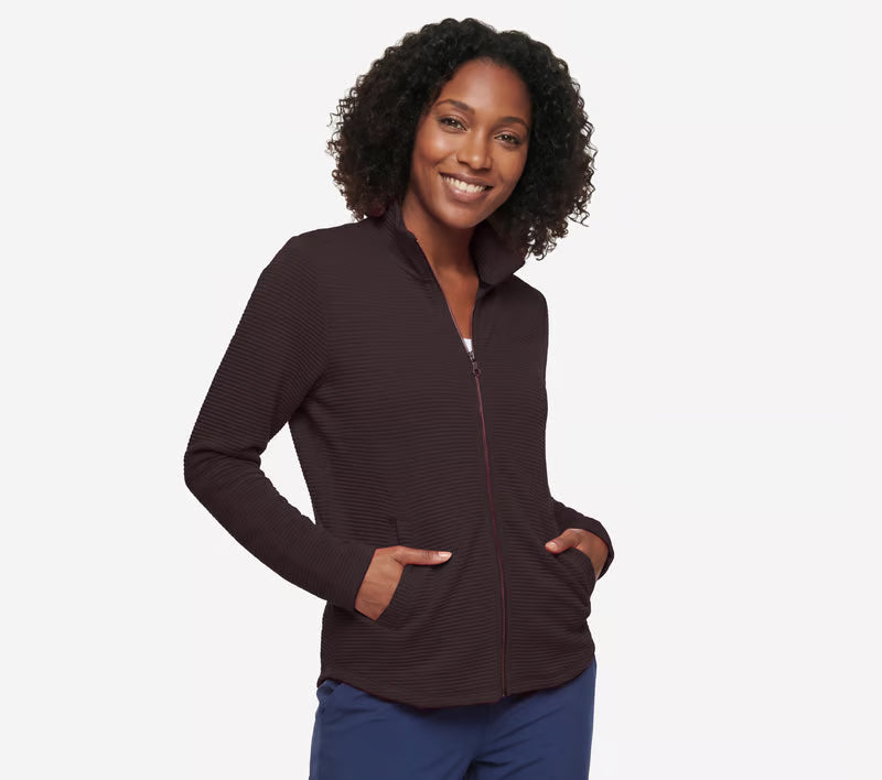 Skechers GO WALK Shine Jacket W Brown