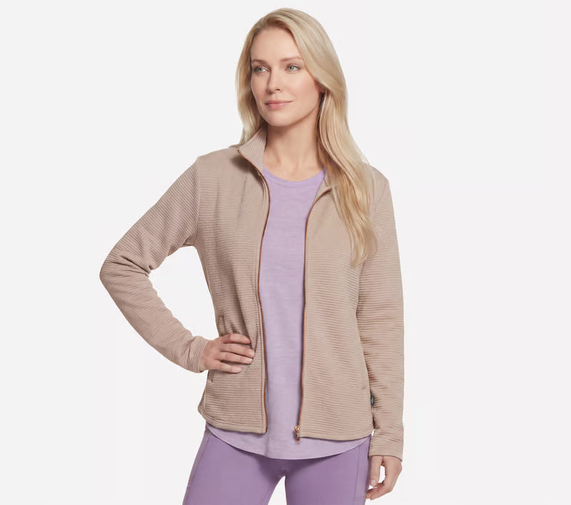 Skechers GO WALK Shine Jacket W Taupe/Brown