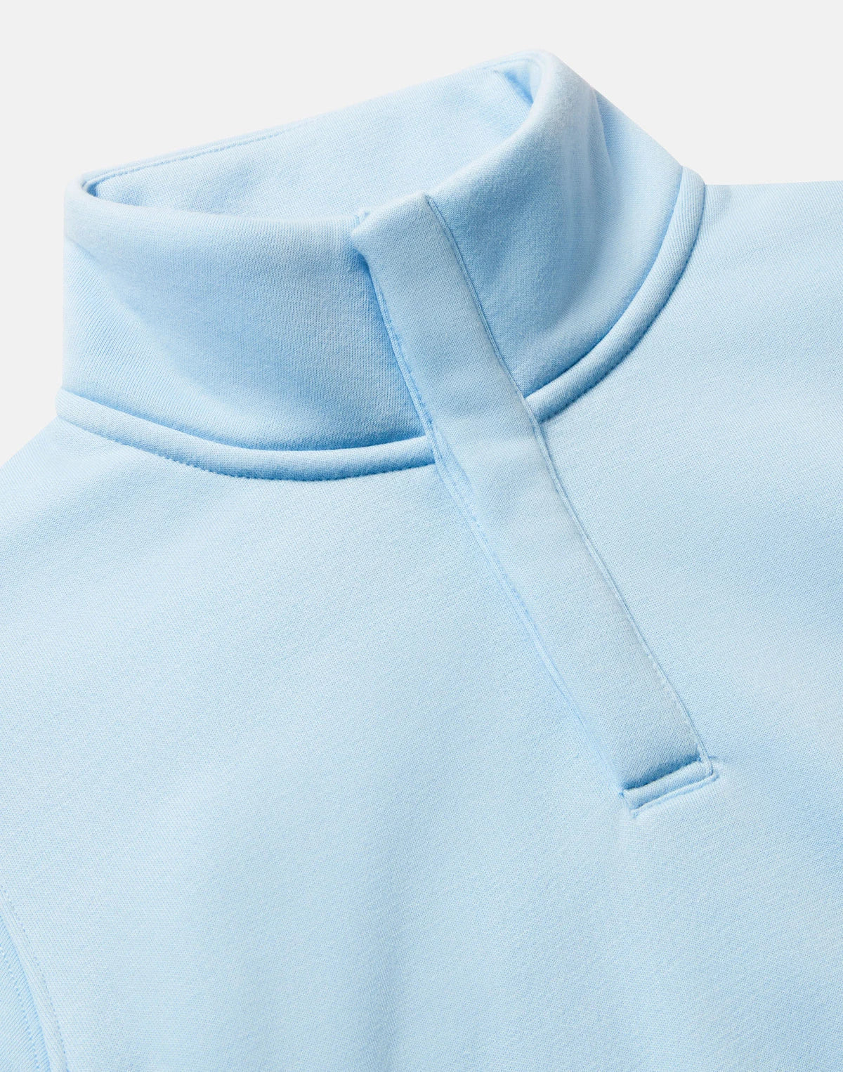 Gym+Coffee Kids Snap Collar Sierra Sweatshirt in Glacial Blue