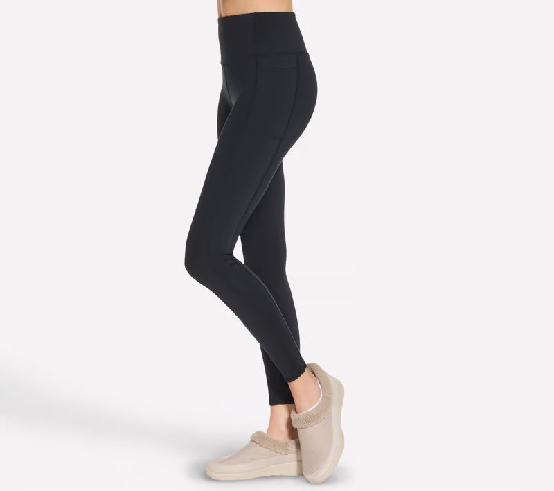 Skechers GO FLEX Full High-Waisted Fleece Legging W Black