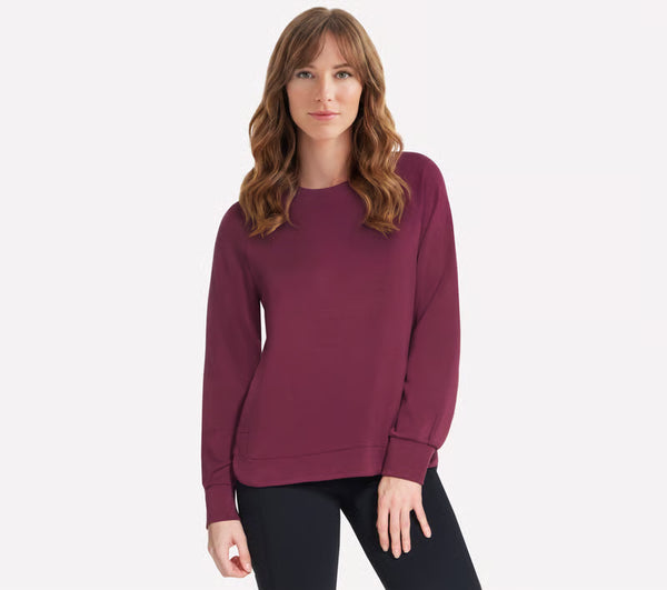 Skechers Cozy Luxe Crewneck Jumper W Burgundy/Pink