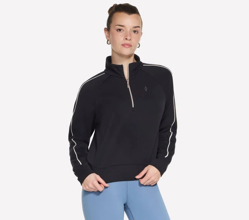 Skechers Luxe 1/4 Zip Black