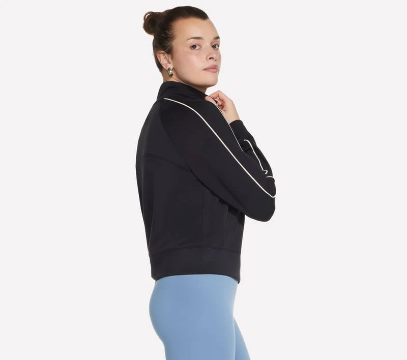 Skechers Luxe 1/4 Zip Black