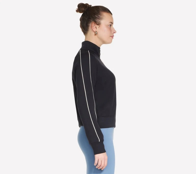 Skechers Luxe 1/4 Zip Black
