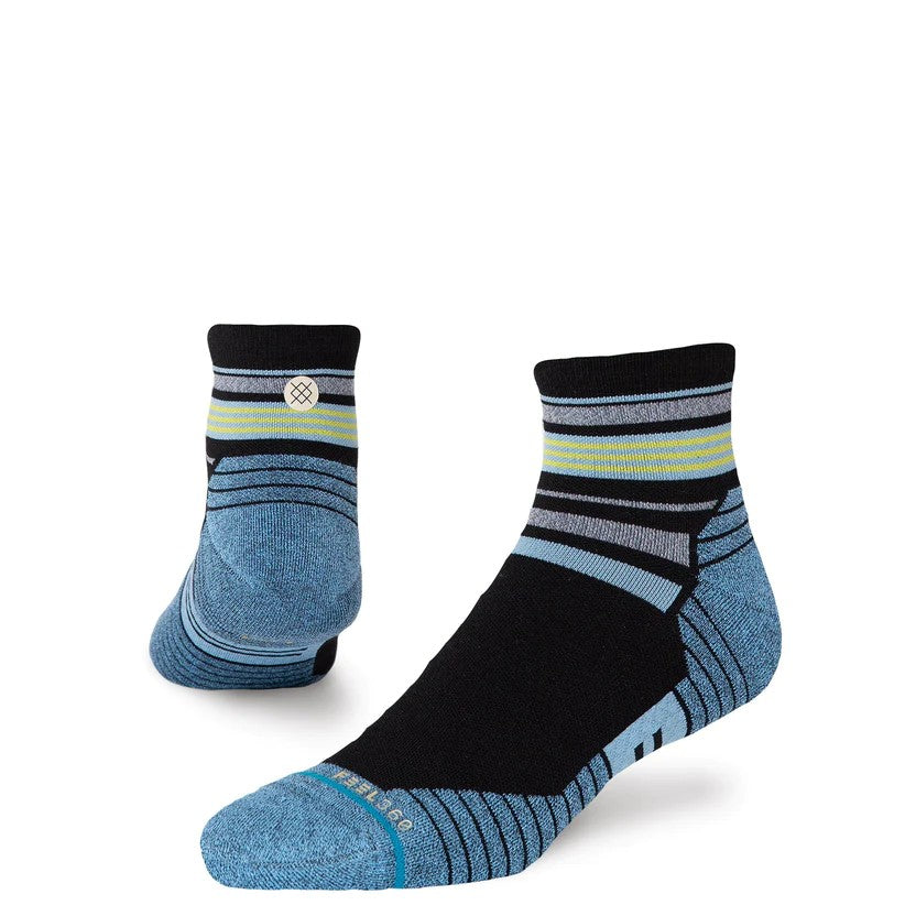 Stance Black Sheep Qtr Sock Blk/Blu