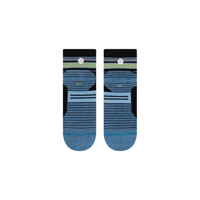 Stance Black Sheep Qtr Sock Blk/Blu