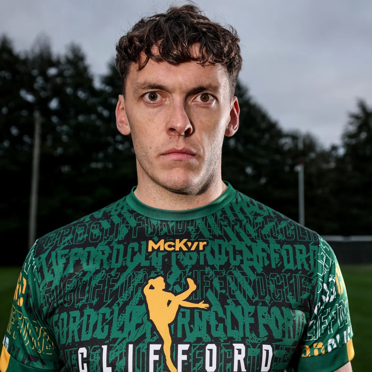 Clifford Range Jersey Kids Grn/Blk/Amb