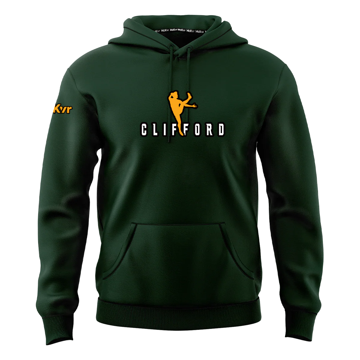 Clifford Range Hoodie Youth Forest Green/Amber