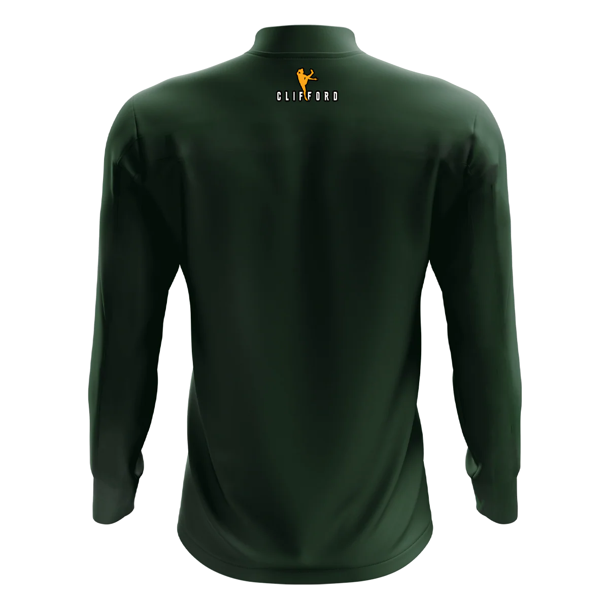 Clifford Range 1/4 Zip Top Adult Forest Green/Amber