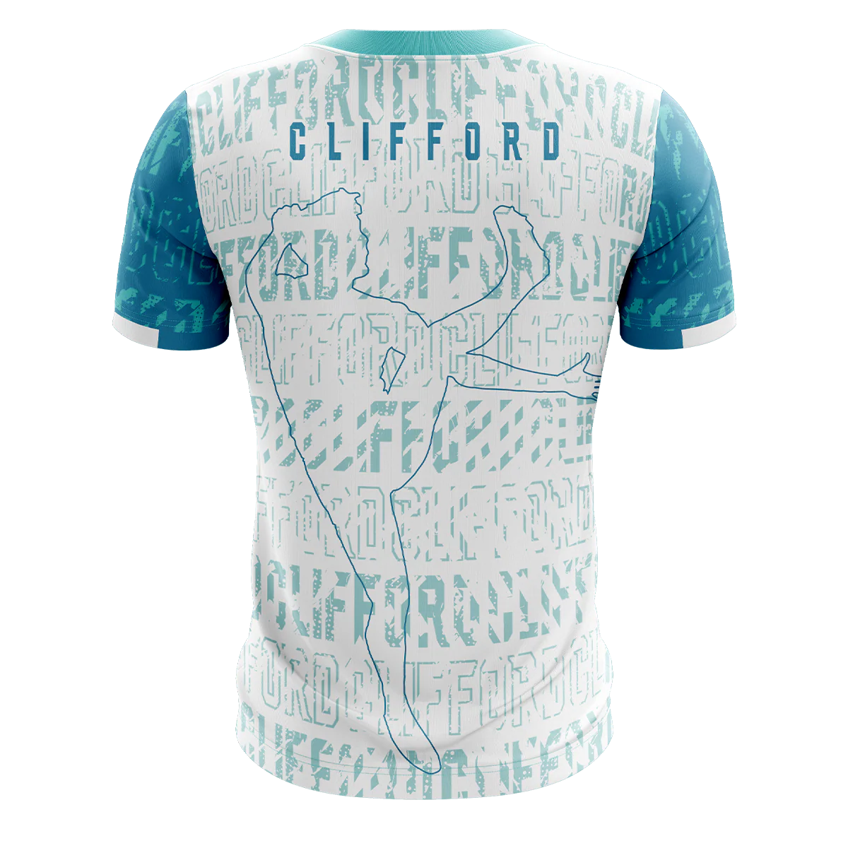 Clifford Range Jersey Kids Blue/Turq