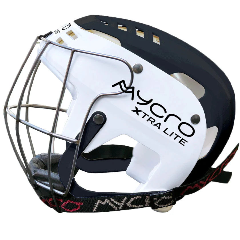 MYCRO Hurling Helmet Black/White