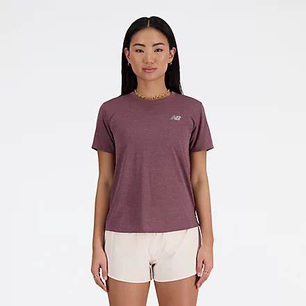 NB Athletics T-Shirt W Sparrow Heather