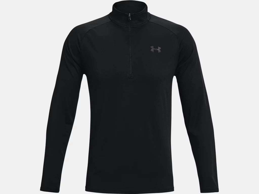 UA Tech™ ½ Zip Long Sleeve M Black