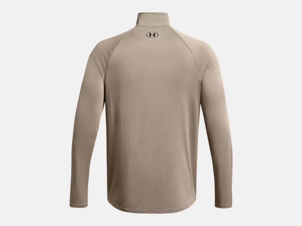 UA Tech™ ½ Zip Long Sleeve M Taupe Dusk