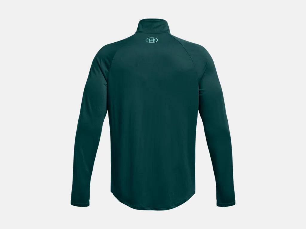 UA Tech 1/2 Zip Top M Hydro Teal