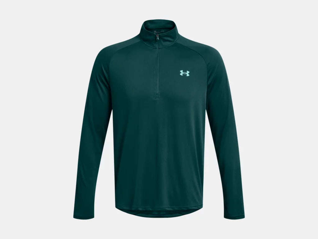 UA Tech 1/2 Zip Top M Hydro Teal