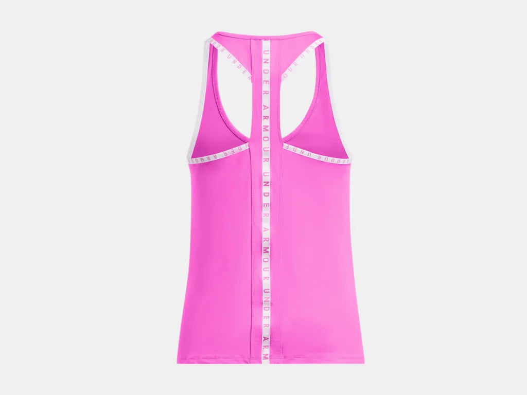 UA Knockout Tank W Vivid Magenta