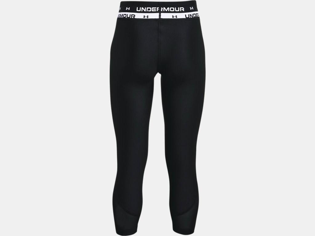 UA Heatgear Crop Legging Girl's Black