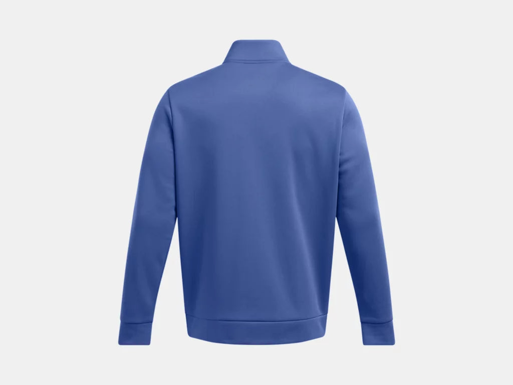 UA FLEECE 1/4 ZIP M Tech Blue