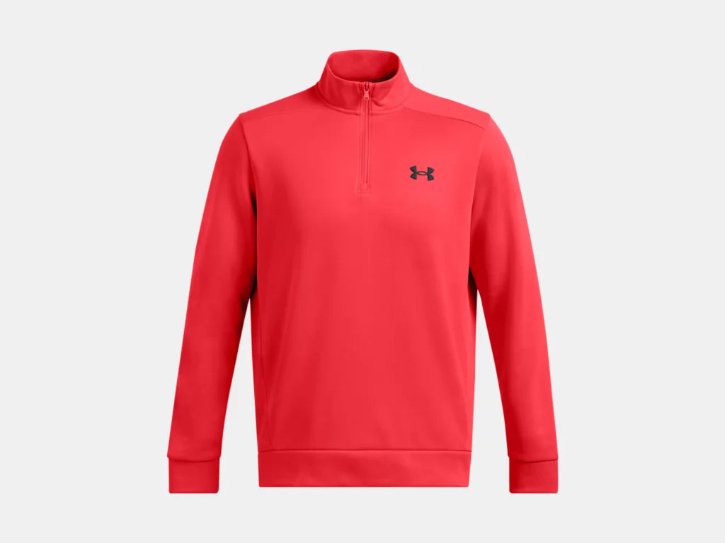 UA Armour Fleece 1/4 Zip M Racer Red