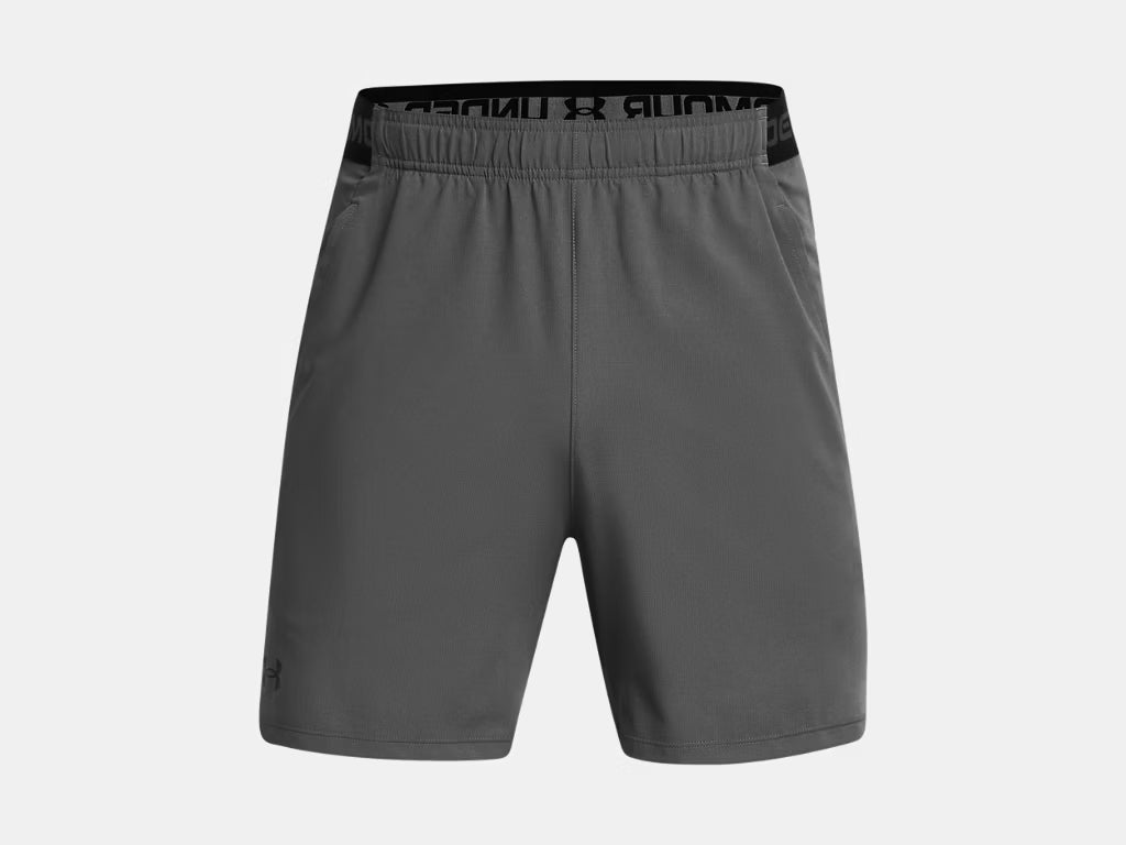 UA Vanish Woven 6" Shorts M Castlerock/Black