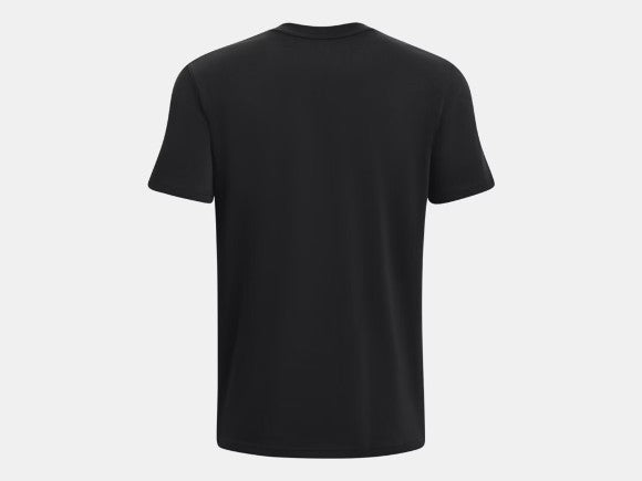 UA Armour Logo Embroidered SS T-Shirt M Blk/Wht