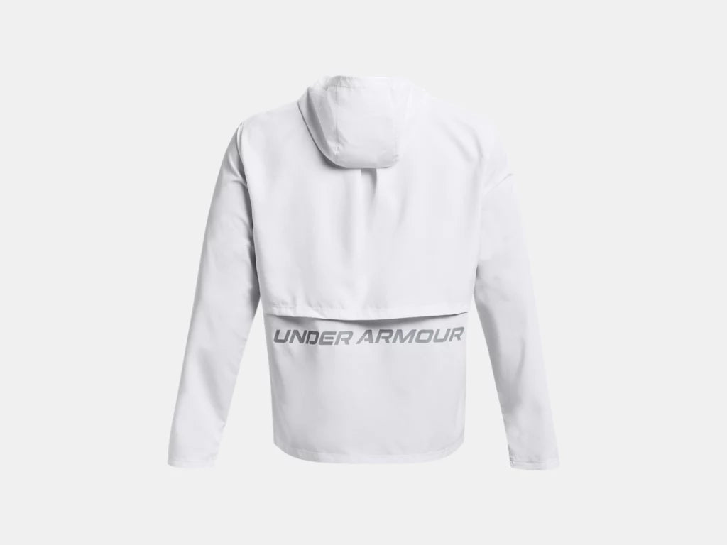 UA Launch Hooded Jacket M White