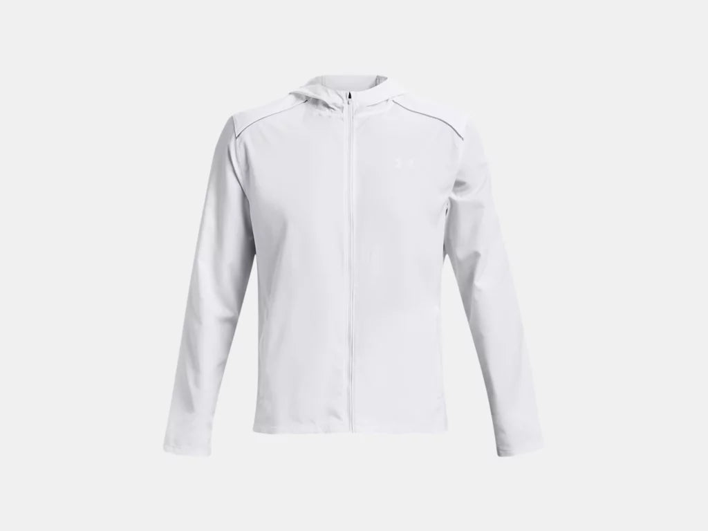 UA Launch Hooded Jacket M White