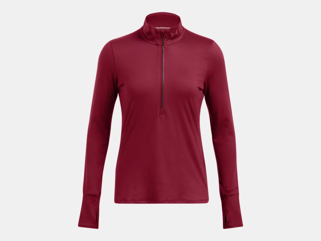 UA Launch Pro Half Zip W Cardinal