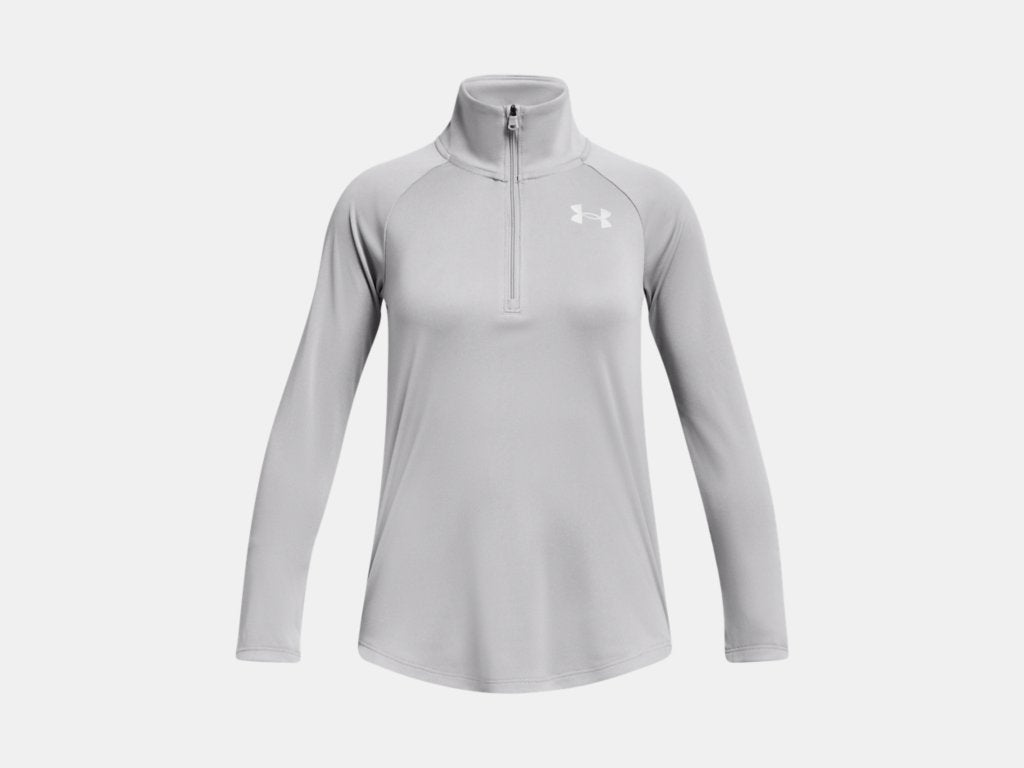 UA Tech™ Graphic ½ Zip Girls' Grey