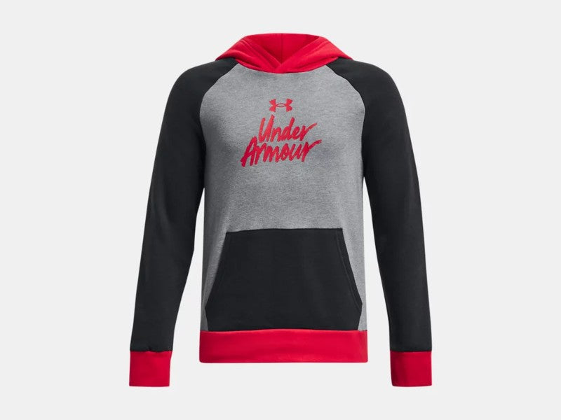 UA Rival Fleece Y Black/Red