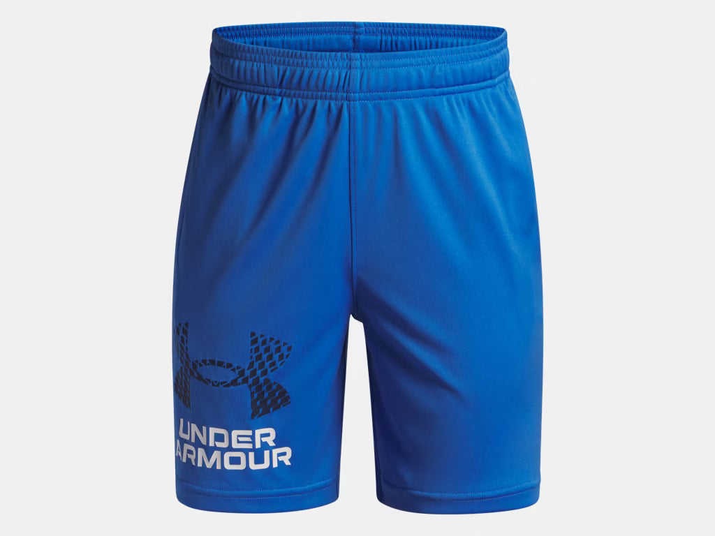UA Tech Logo Shorts Boys Blue Atlantis/Navy