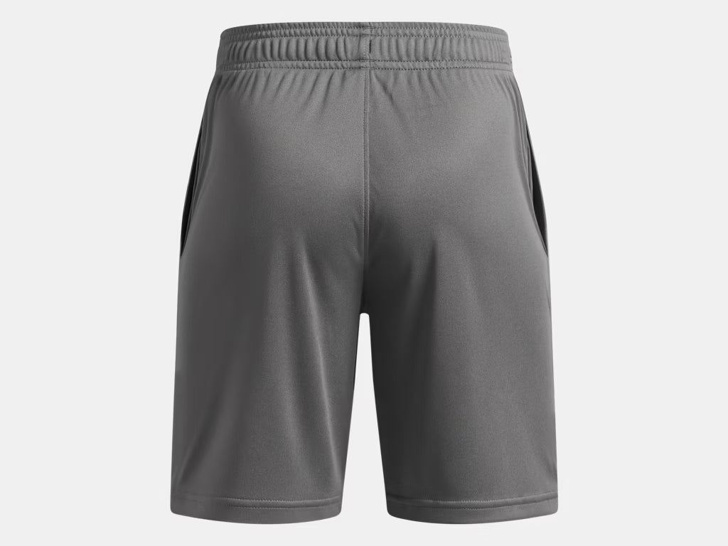 UA Tech Logo Shorts Boys Clay Green/Orange Bloc